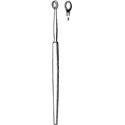 Sklar Merit Fox Dermal Curette, Oval