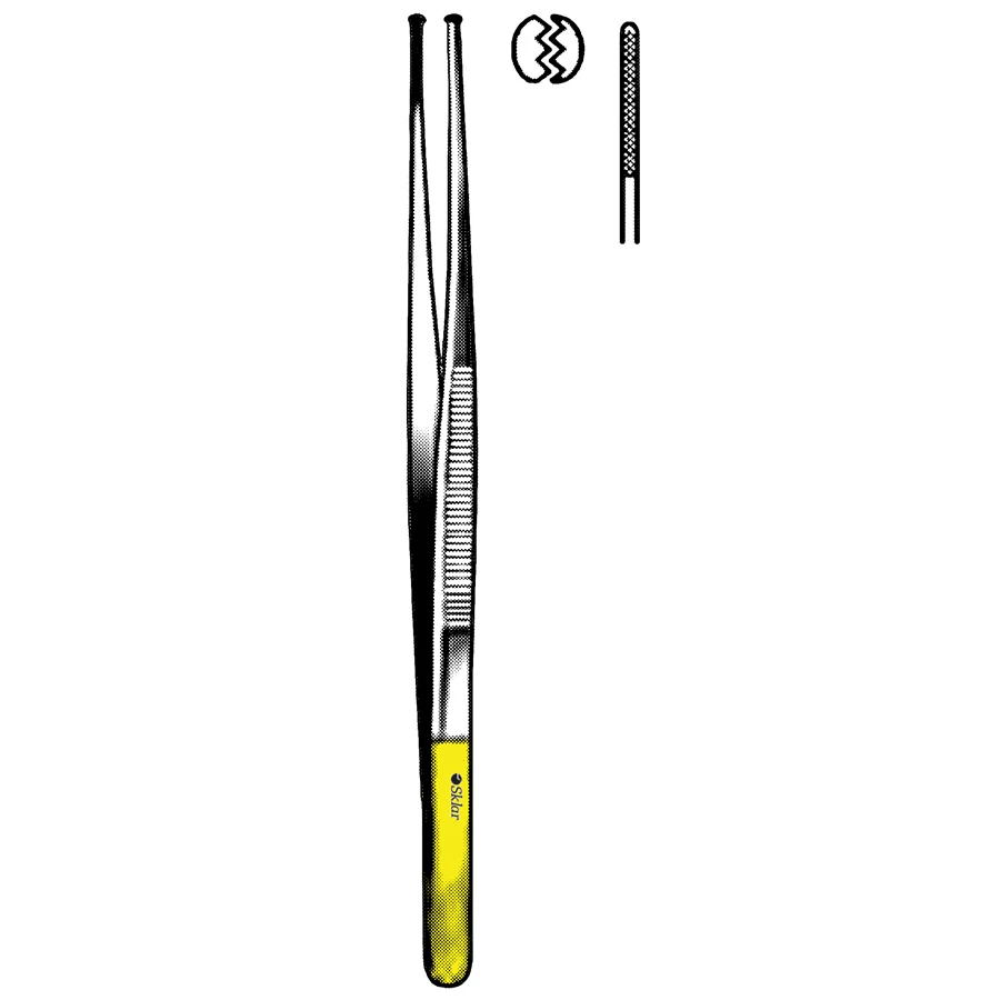 Sklar TC Semken Tissue Forceps, Cross-Serrated