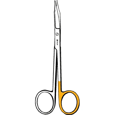 Sklarcut Goldman Fox Scissors, Curved, 5 Inch