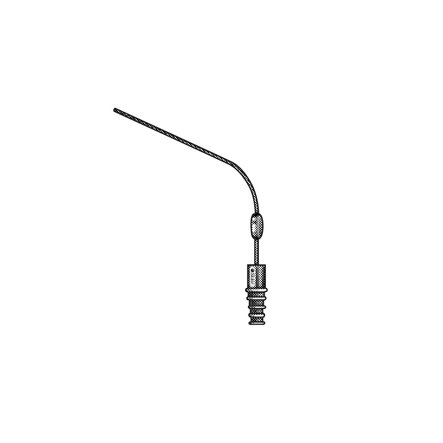 Sklar Barnes Suction Tube, Angled 1.5mm