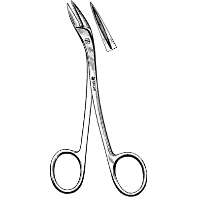 Sklar Richter-Heath Clip Removing Forceps, 5-1/2 Inch