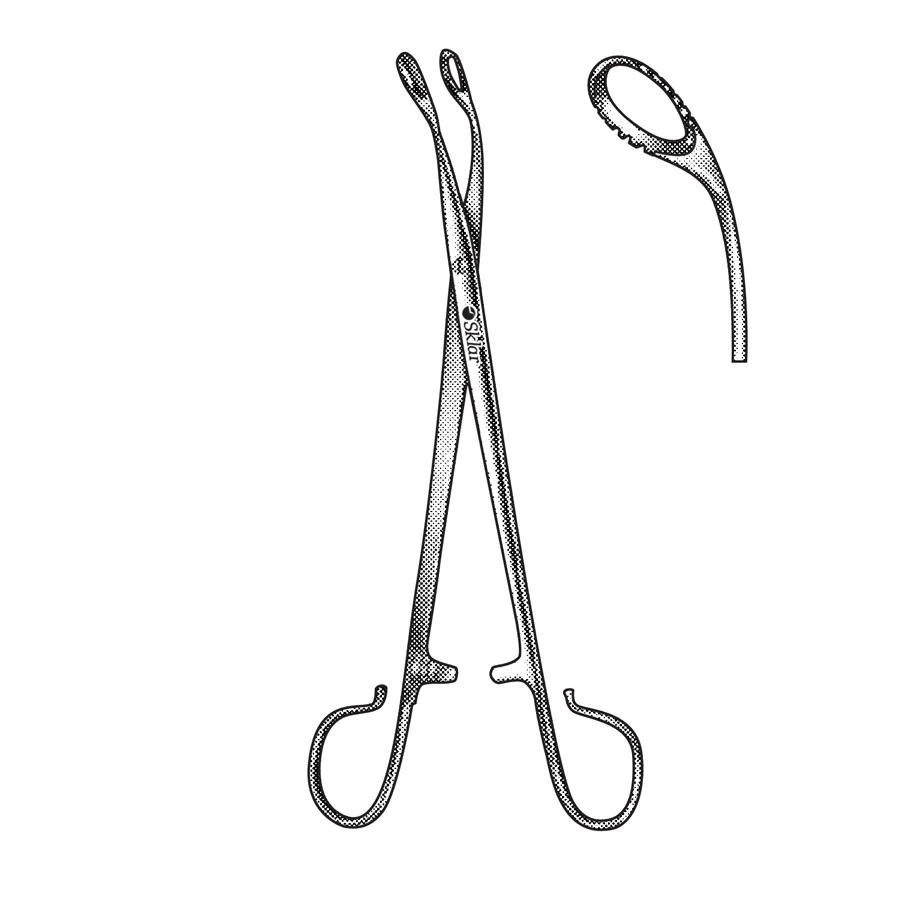Sklar Abraham Tonsil Grasping Forceps, 8in