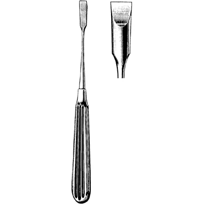 Sklar Adson Elevator, Slightly Curved 7mm Blade