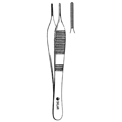 Sklar Adson-Debakey Tissue Forceps, DeBakey Style
