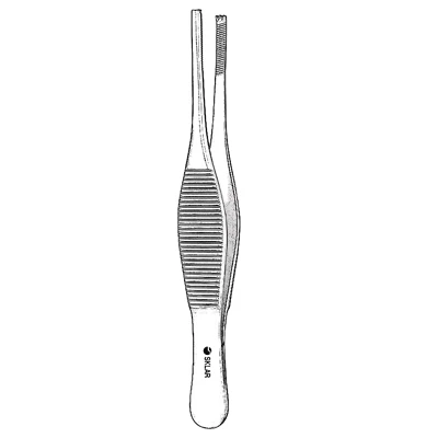 Sklar Heaney Tissue Forceps, Cross-Serrated, 2x3 Teeth