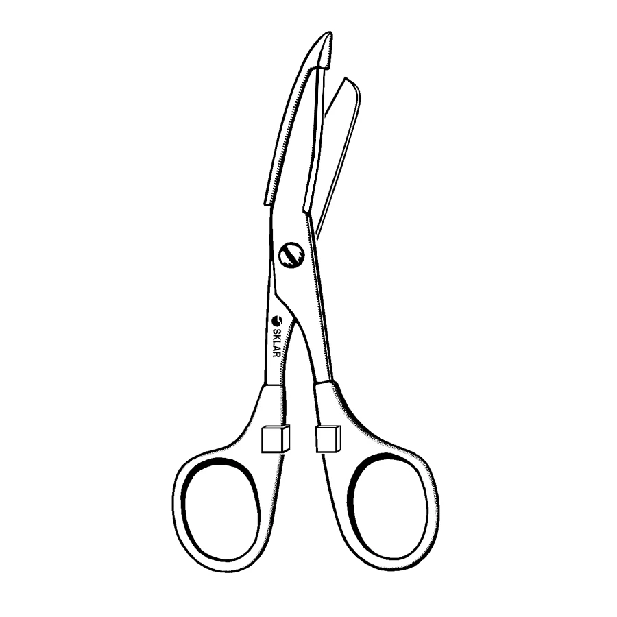 Sklar Nurse's Bandage Scissors with Safety Guard