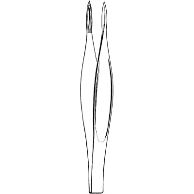 Sklar Merit Feilchenfeld Splinter Forceps, 4-1/2 Inch