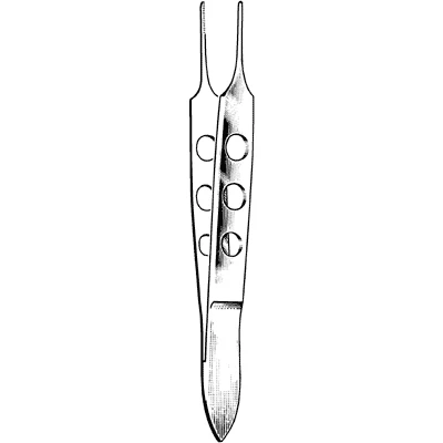 Sklar Merit Bishop-Harmon Forceps, 1x2 Teeth