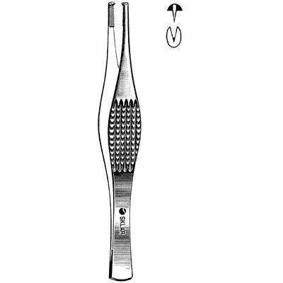 Sklar Ferris-Smith Tissue Forceps, Curved