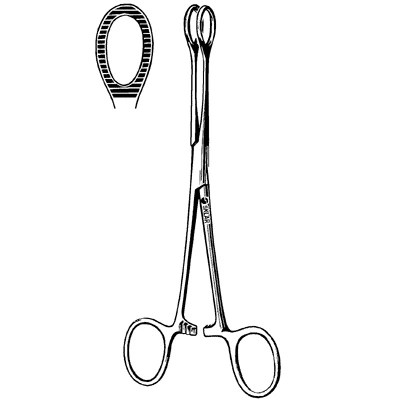 Sklar Ballenger Sponge Forceps, Straight Serrated