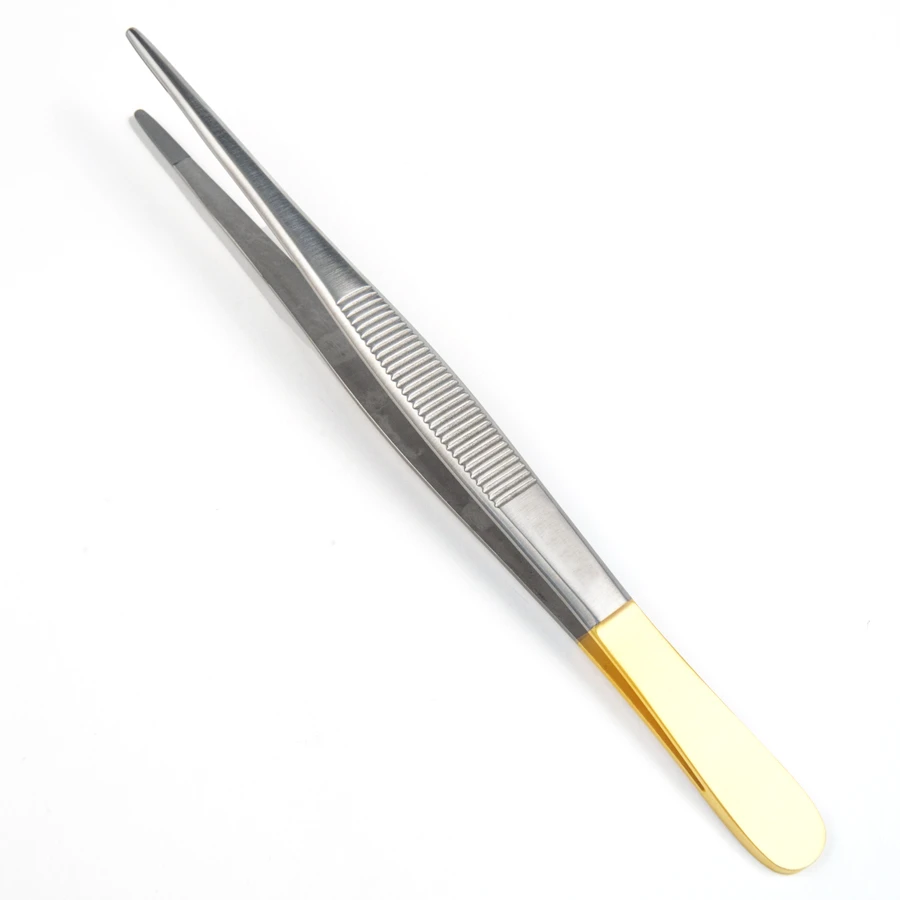 Sklar TC Potts-Smith Dressing Forceps, Serrated 6-8In