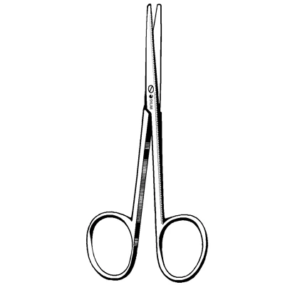 Sklar Lexer Baby Scissors, Straight 4 Inch