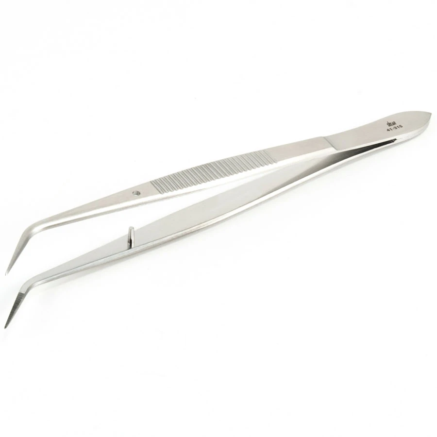 Sklar Merit Perry Cotton Pliers #312, Angled Serrated