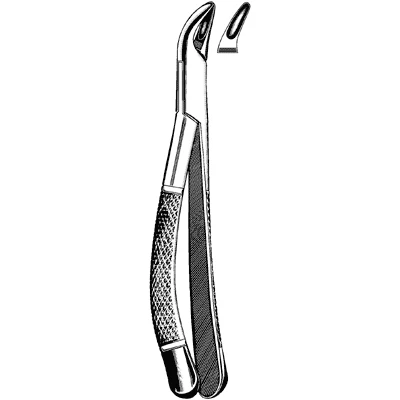 Sklar Merit Extracting Forceps #10S, Upper Molar