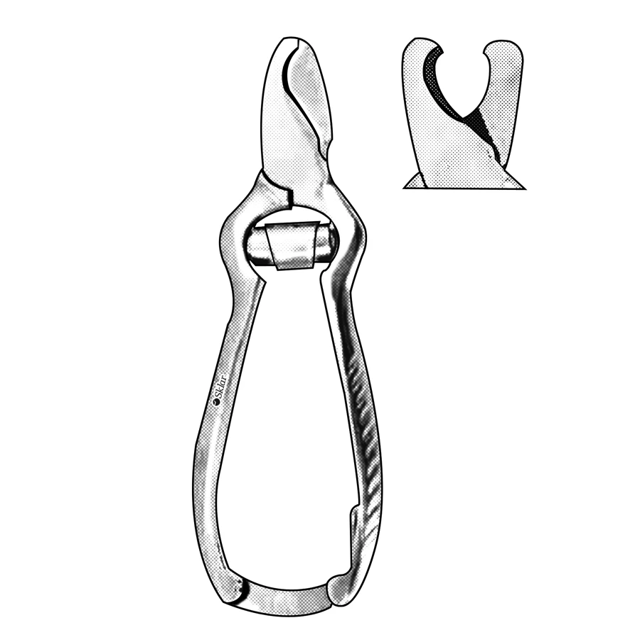 Sklar Merit Toenail Nipper, 5-1/4 Inch, With Lock