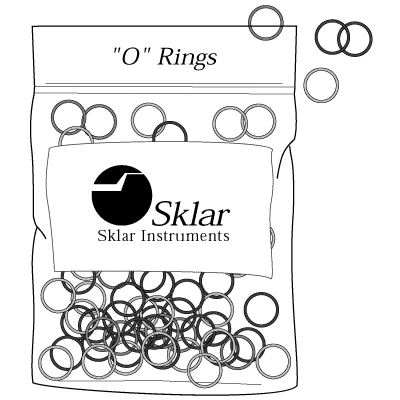 Sklar Kraton Ligating O Rings, Latex-Free Pack of 100
