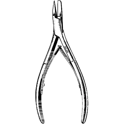 Sklarlite Nail Splitting Forceps, English Anvil