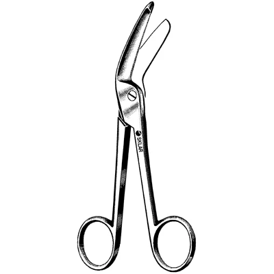 Sklar Hercules Utility Scissors, Serrated, 7-1/2 Inch