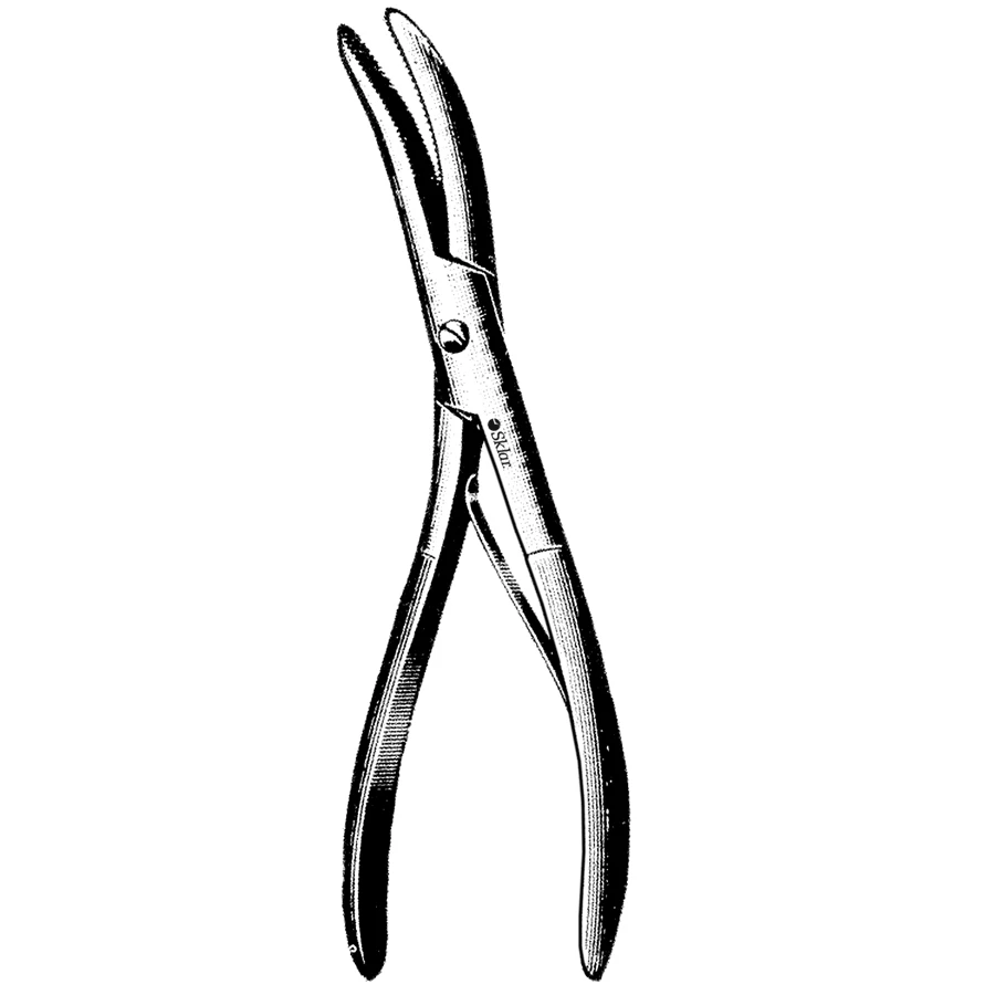 Sklar Wolff Plaster Cast Breaker, Curved Serrated