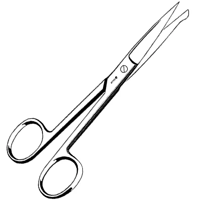 Sklar Incision Scissors, Probe Point 5-1/2 Inch