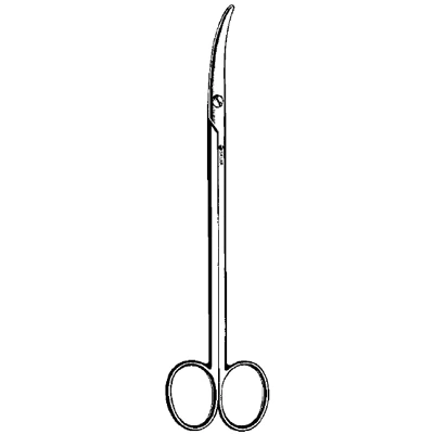 Sklar Essrig Dissecting Scissors, Curved Delicate