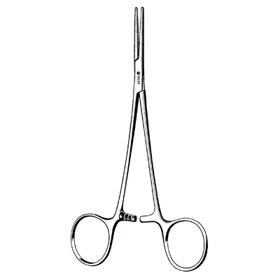 Sklar Leriche Forceps, Straight 1x2 Teeth 6 Inch
