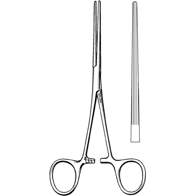 Sklar Bainbridge Forceps, 7-1/4 Curved