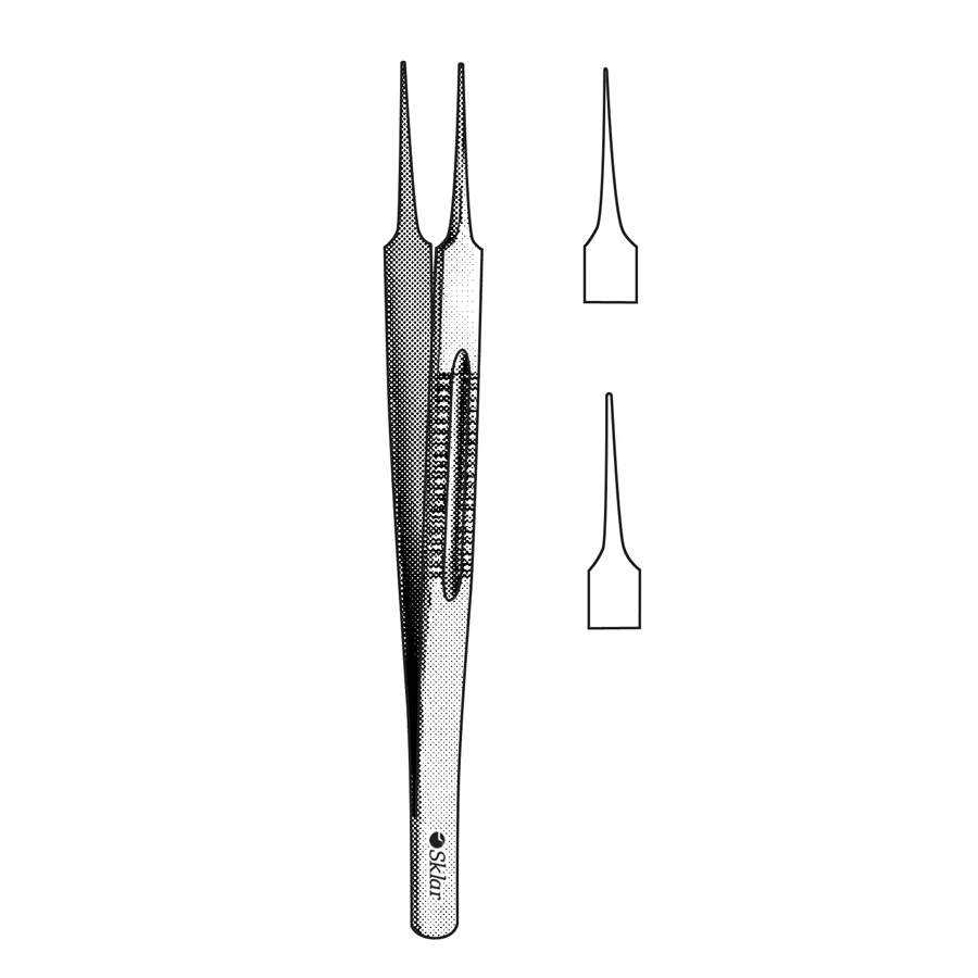 Sklar Lazar Dressing Forceps, Sharp 0.5mm 6 Inch