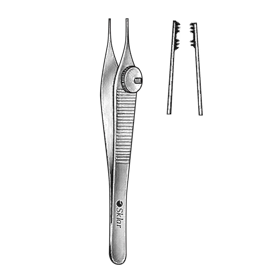 Sklar Derlacki Tissue Forceps, Sharp Serrated