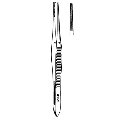 Sklar Gillies Forceps, 1x2 Teeth Serrated