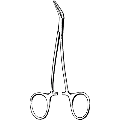 Sklar Peet Forceps, Double S Curved, 4-3/4 Inch