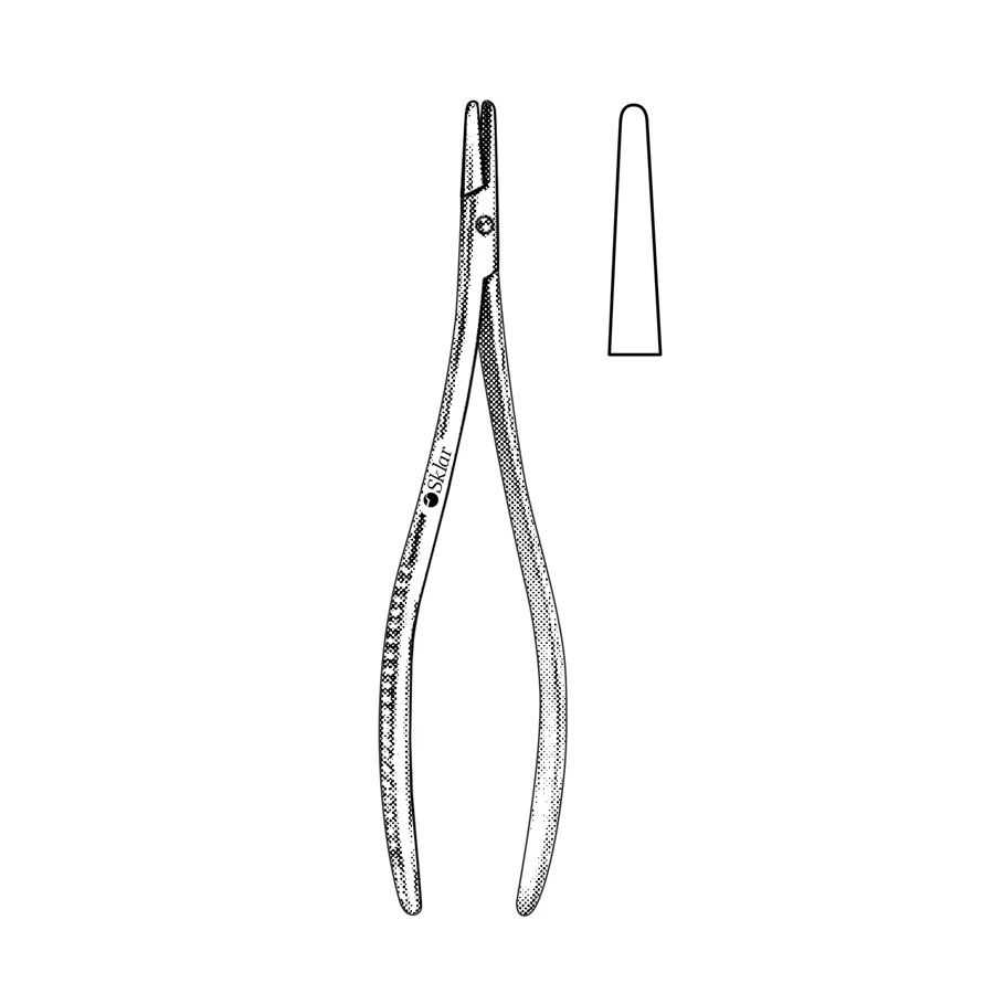 Sklar Langenbeck Needle Holder, Smooth 7 Inch