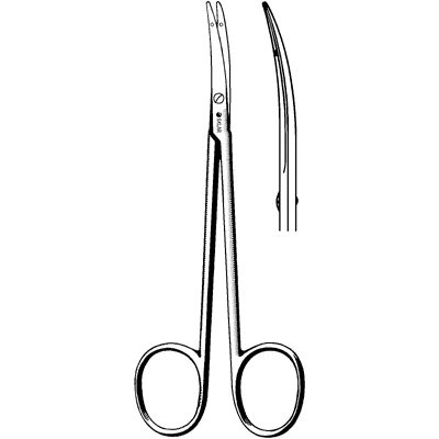Sklar Littler Suture Carrying Scissors, Curved