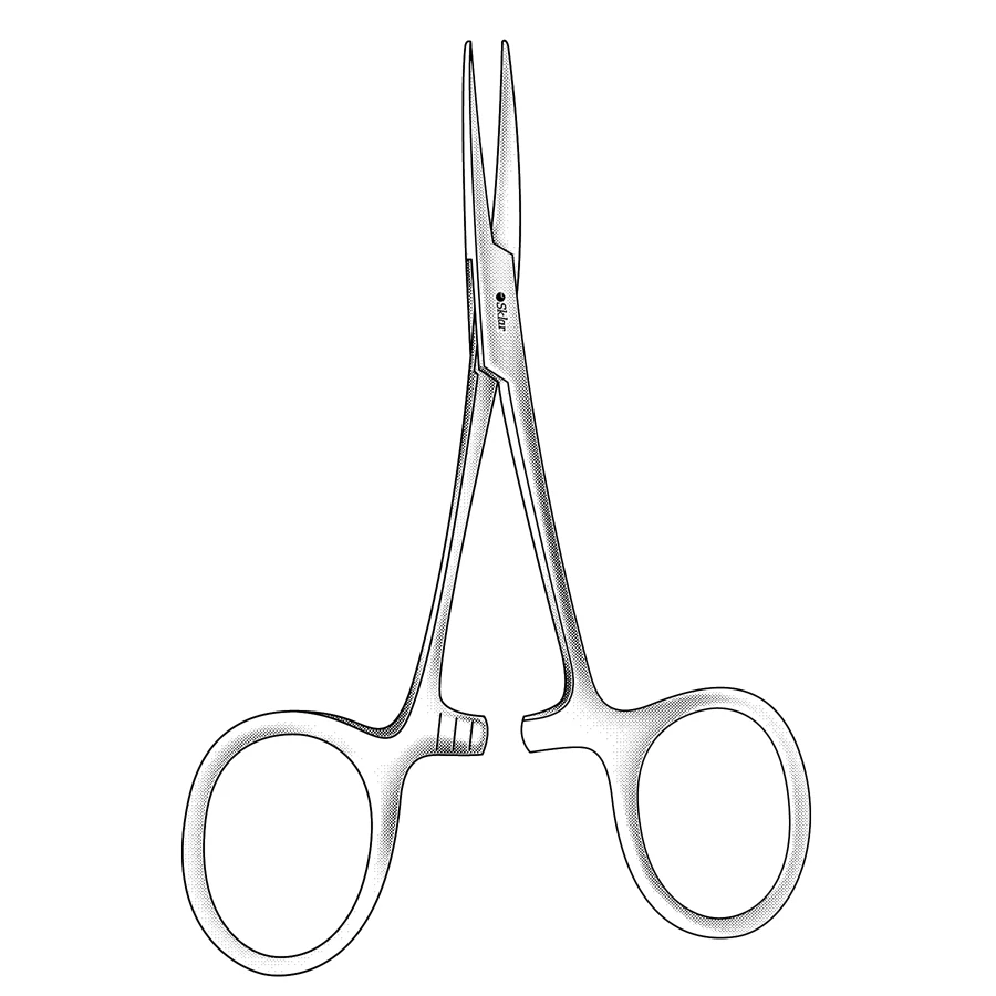 Sklar Gregory Stay Suture Clamp, Straight