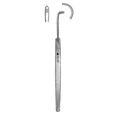 Sklar Kronecker Ligature Needle, Right 6 Inch