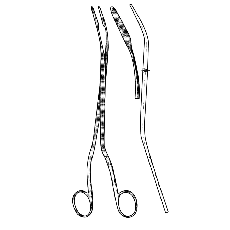Sklar Czerny Gallstone Forceps, S-Shaped