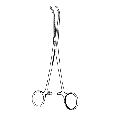 Sklar Johns Hopkins Gall Bladder Forceps, Curved Serrated