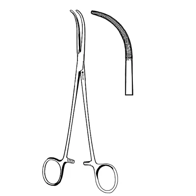 Sklar Green Cystic Duct Forceps, Delicate