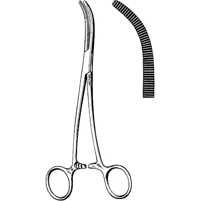 Sklar Shallcross Forceps, Double Curved