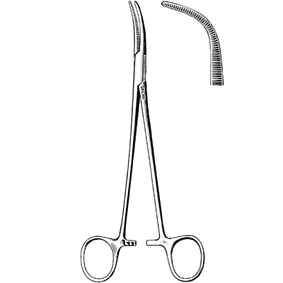 Sklar Varco Forceps, Shallow Curved