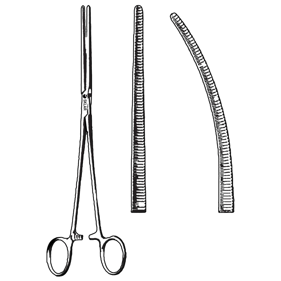 Sklar Sarot Forceps, Straight, 12 and 14 Inch