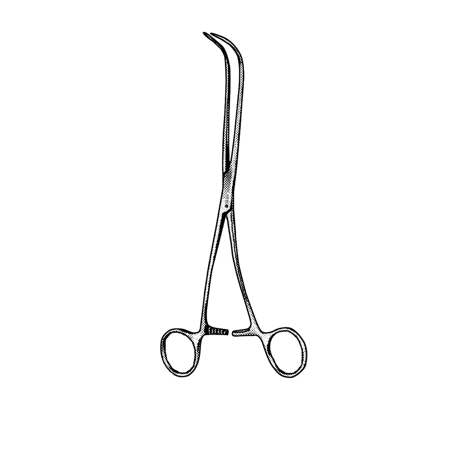 Sklar Lurz Ureter Clamp, Curved 8-1/4 Inch