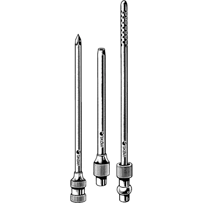 Sklar Duke Improved Trocar, Perforated Cannula