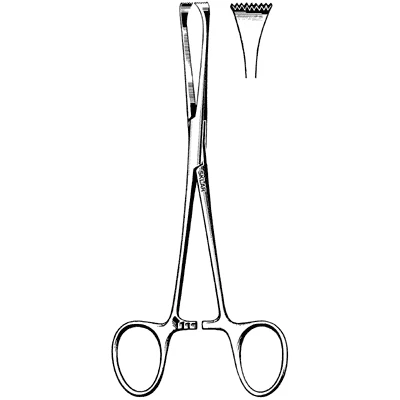 Sklar Allis-Adair Tissue Forceps, 9x10 Teeth