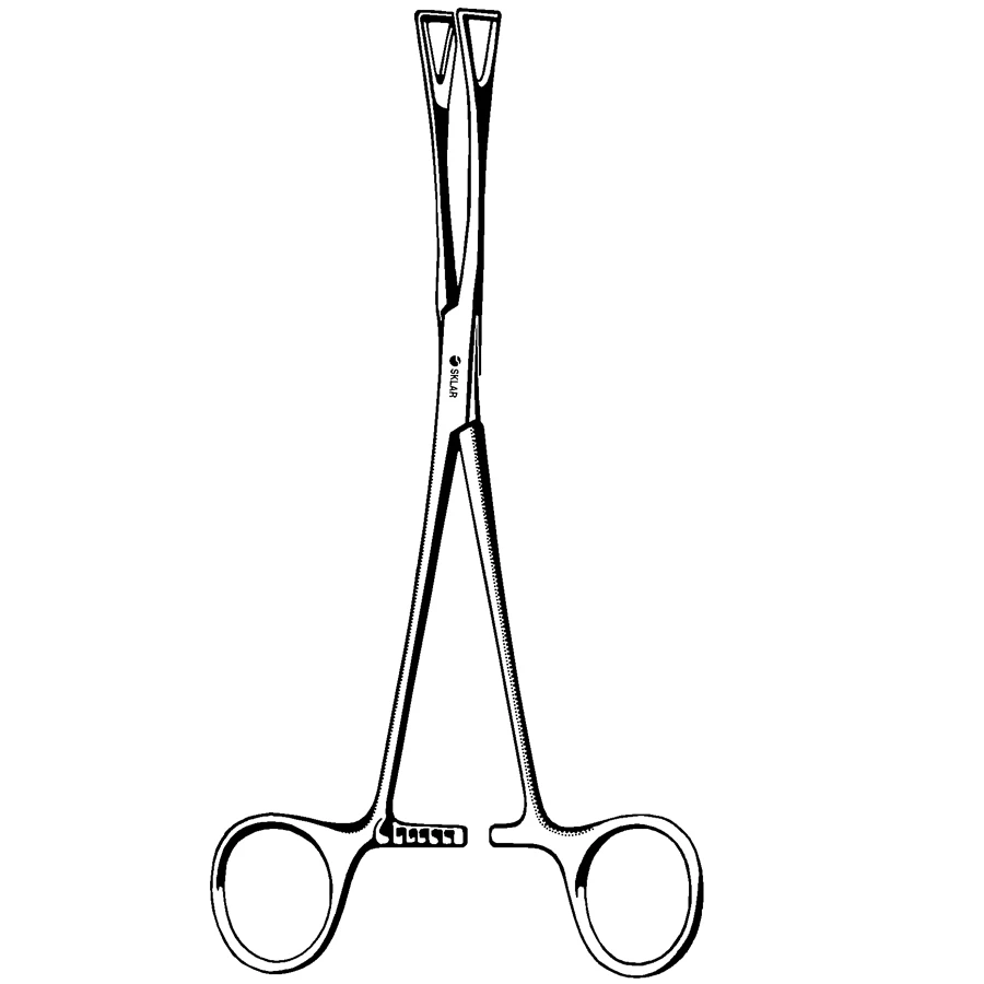 Sklar Duval Lung Forceps, Triangular Serrated