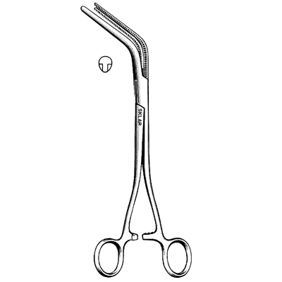 Sklar Pemberton Anastamosis Clamp, Angled, 9 Inch
