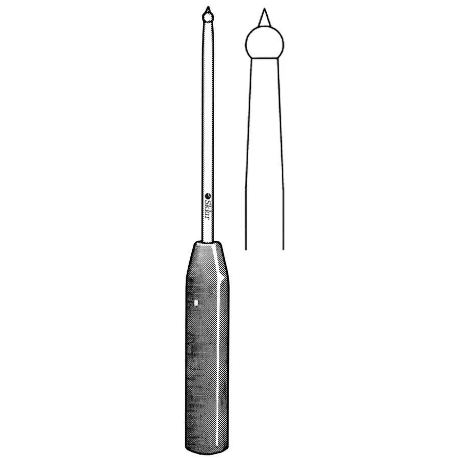 Sklar Ball Spike, Straight, Phenolic Handle