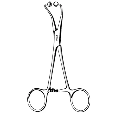 Sklar Ball and Socket Towel Clamp, 5 Inch