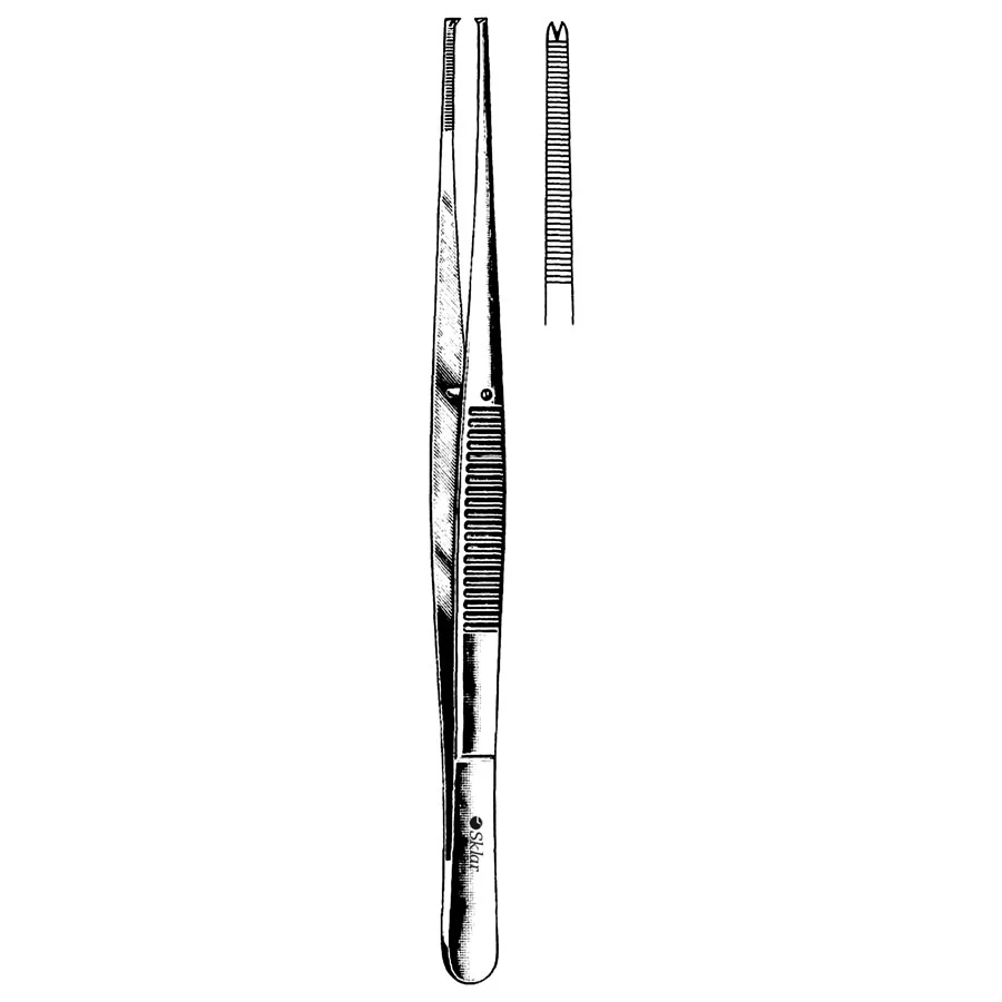 Sklar Brophy Tissue Forceps, Straight Serrated