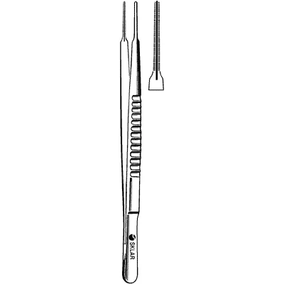 Sklar Cooley Vascular Tissue Forceps, 6-9.5 In